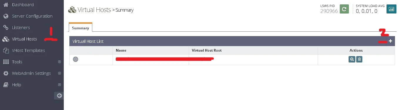 Konfigurasi Virtual Host 1