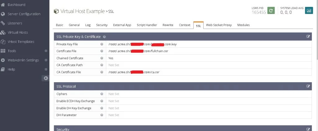 SSL configurasi 7